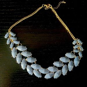 Blue statement necklace